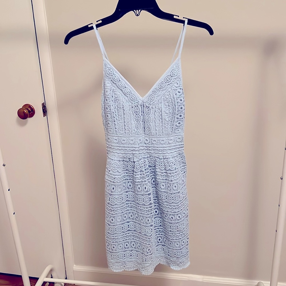 Abercrombie & Fitch blue lace dress